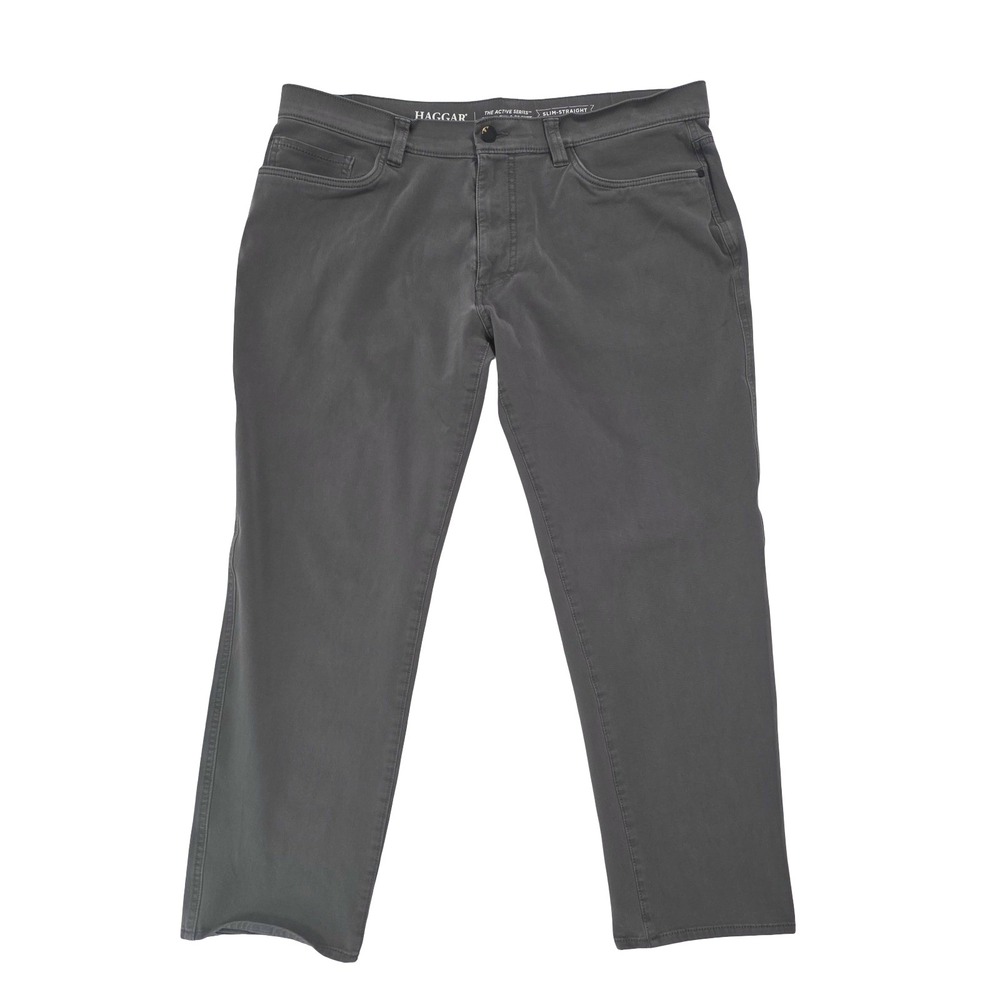 Haggar Slim Straight Pants Mens Size 36x29